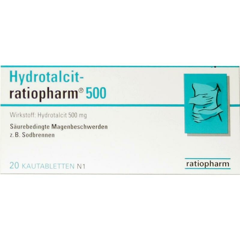 HYDROTALCIT-ratiopharm 500 mg Kautabletten