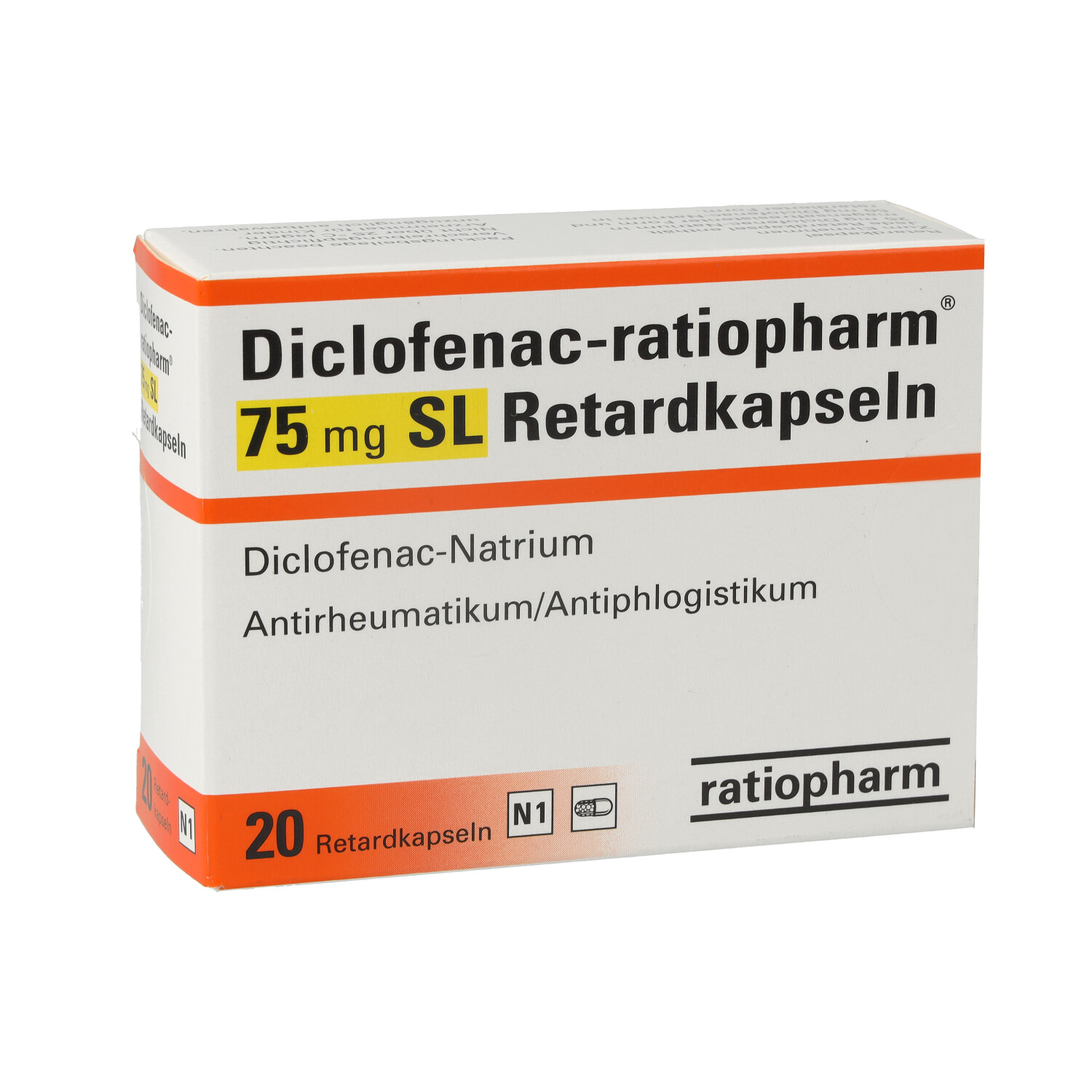 DICLOFENAC-ratiopharm 75 mg SL Retardkapseln