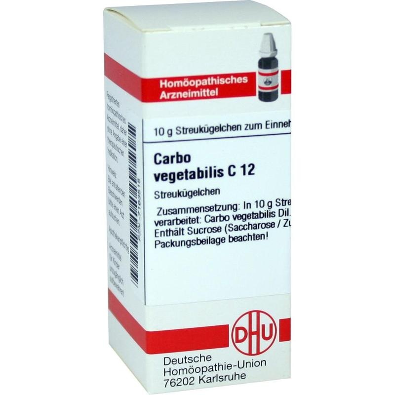 CARBO VEGETABILIS C 12 Globuli