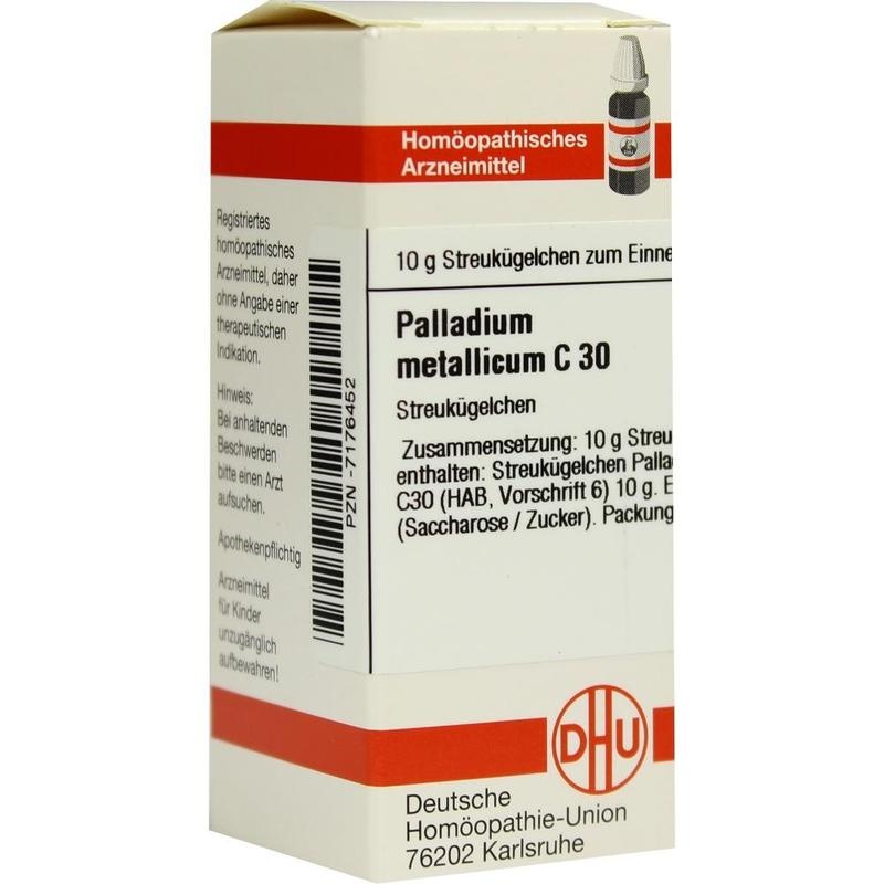 PALLADIUM METALLICUM C 30 Globuli