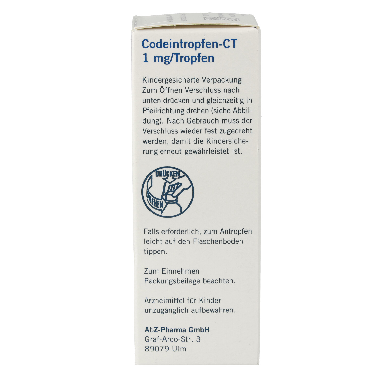 CODEINTROPFEN-CT 1 mg