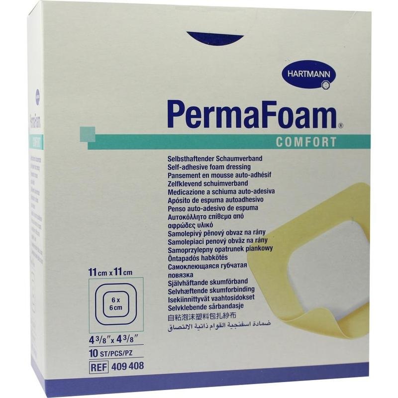 PERMAFOAM Comfort Schaumverband 11x11 cm