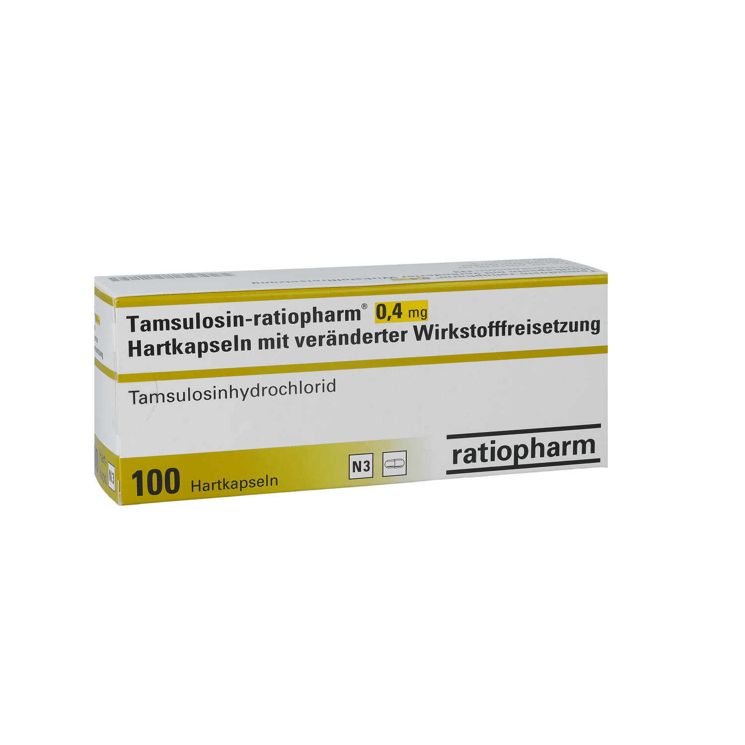 TAMSULOSIN-ratiop.0,4 mg Hartk.m.verä.Wst.-Frs.