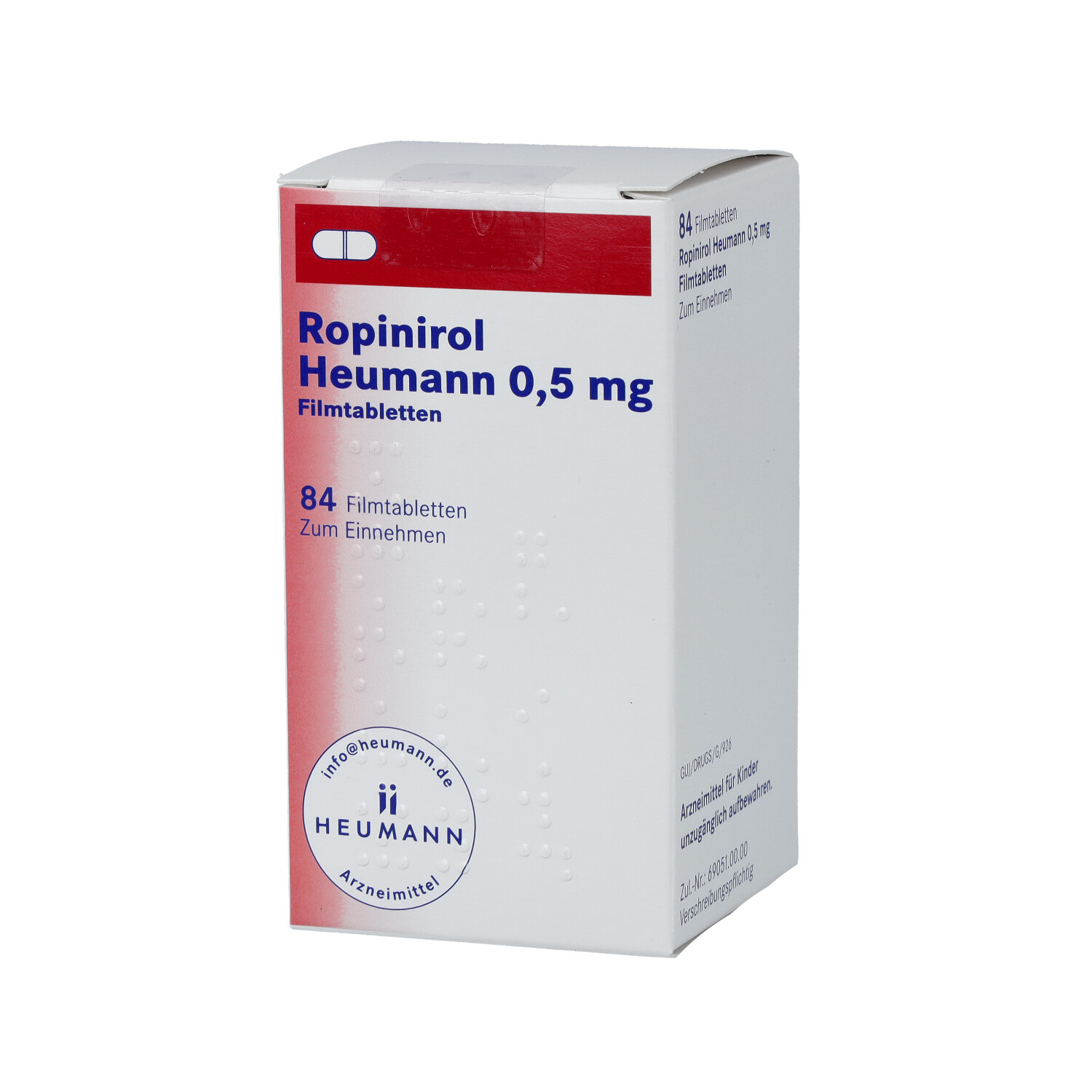 ROPINIROL Heumann 0,5 mg Filmtabletten