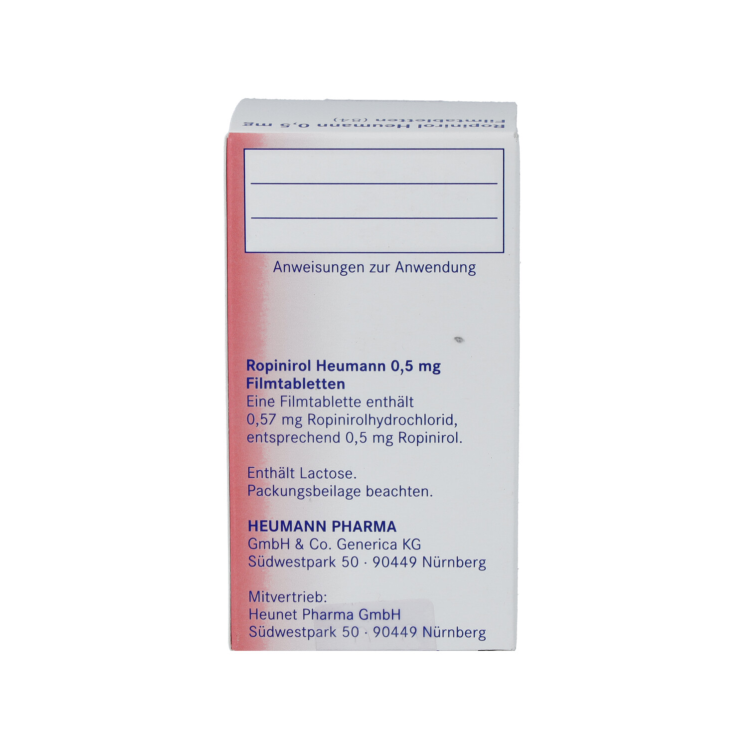 ROPINIROL Heumann 0,5 mg Filmtabletten