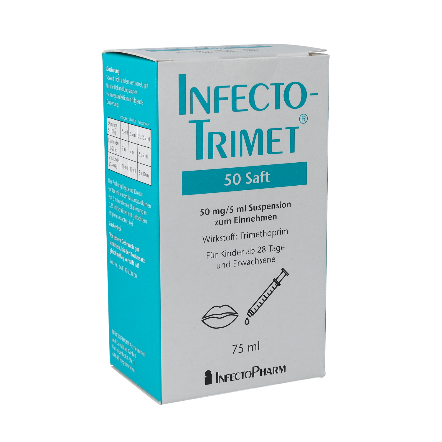 INFECTOTRIMET 50 Saft Suspension zum Einnehmen