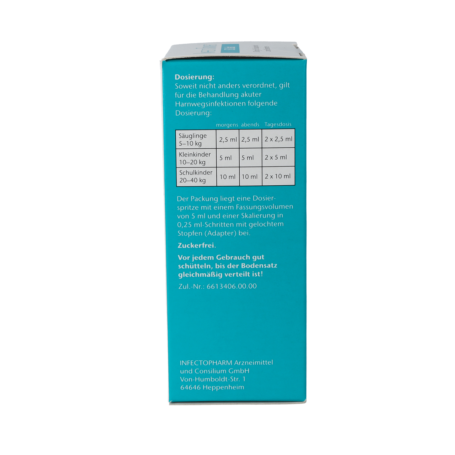 INFECTOTRIMET 50 Saft Suspension zum Einnehmen