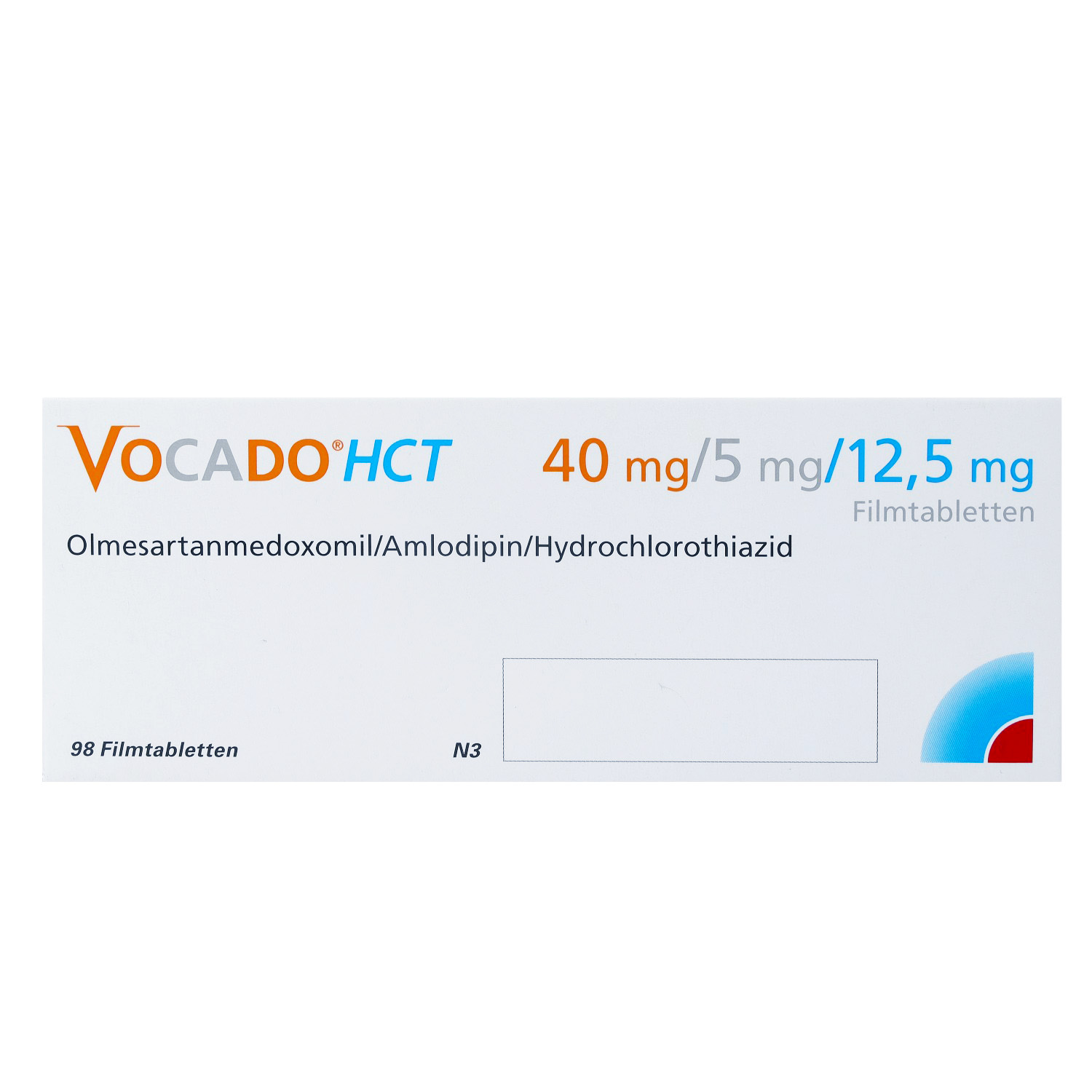 VOCADO HCT 40 mg/5 mg/12,5 mg Filmtabletten
