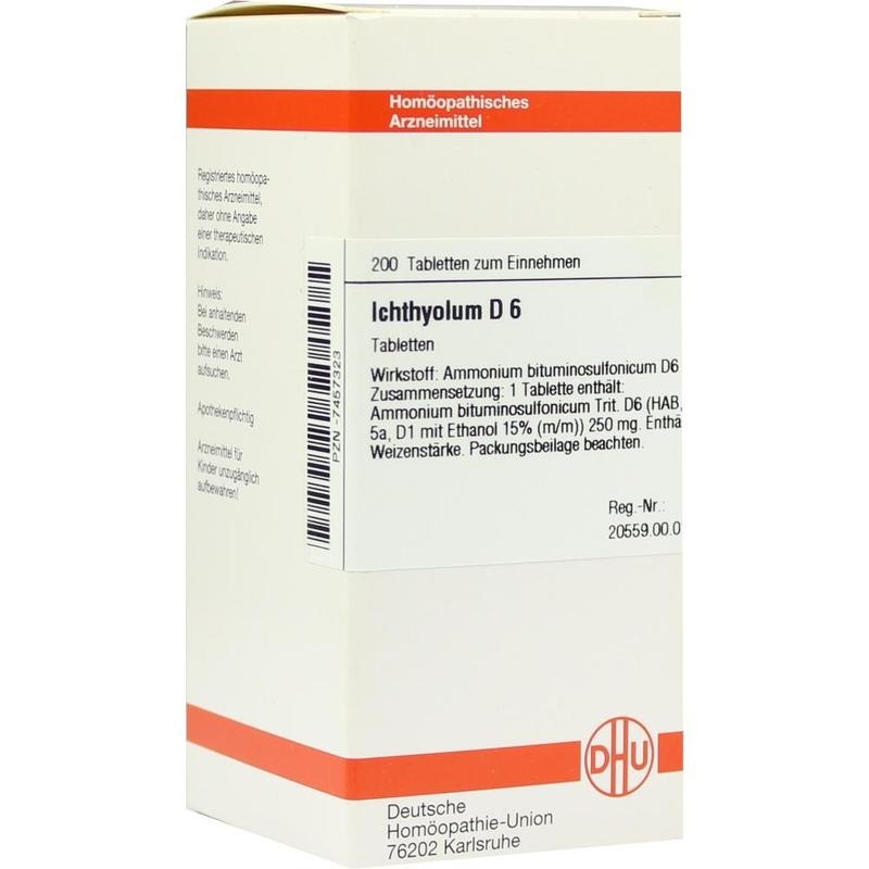 ICHTHYOLUM D 6 Tabletten