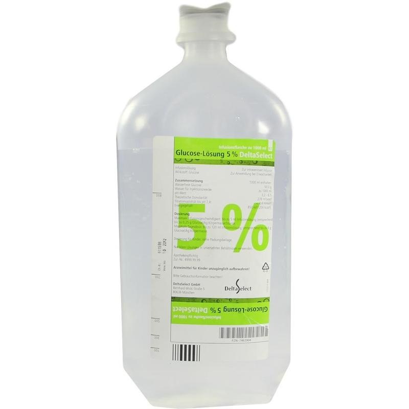 GLUCOSE 5% DELTAMEDICA Infusionslösung Plastikfl.