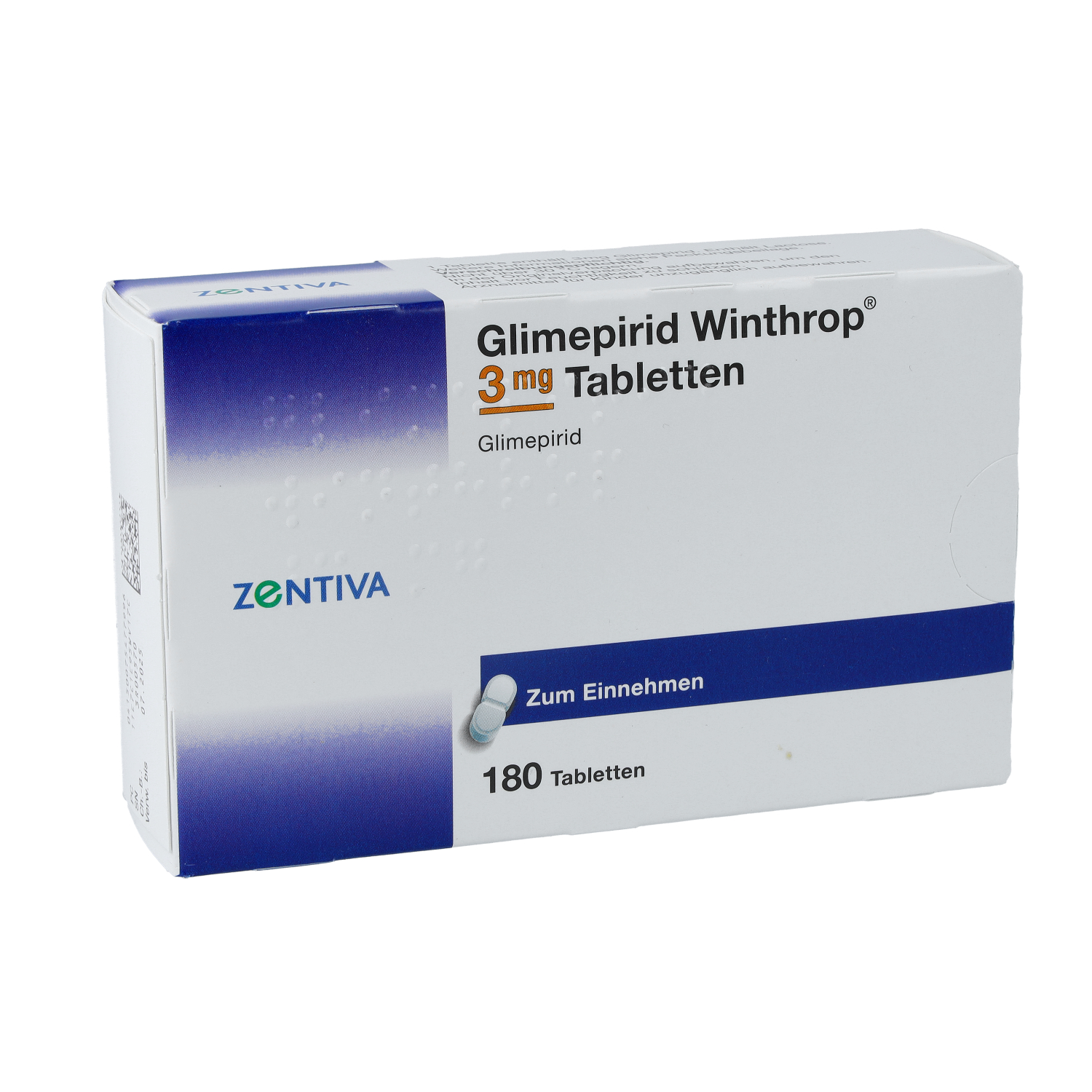 GLIMEPIRID Winthrop 3 mg Tabletten