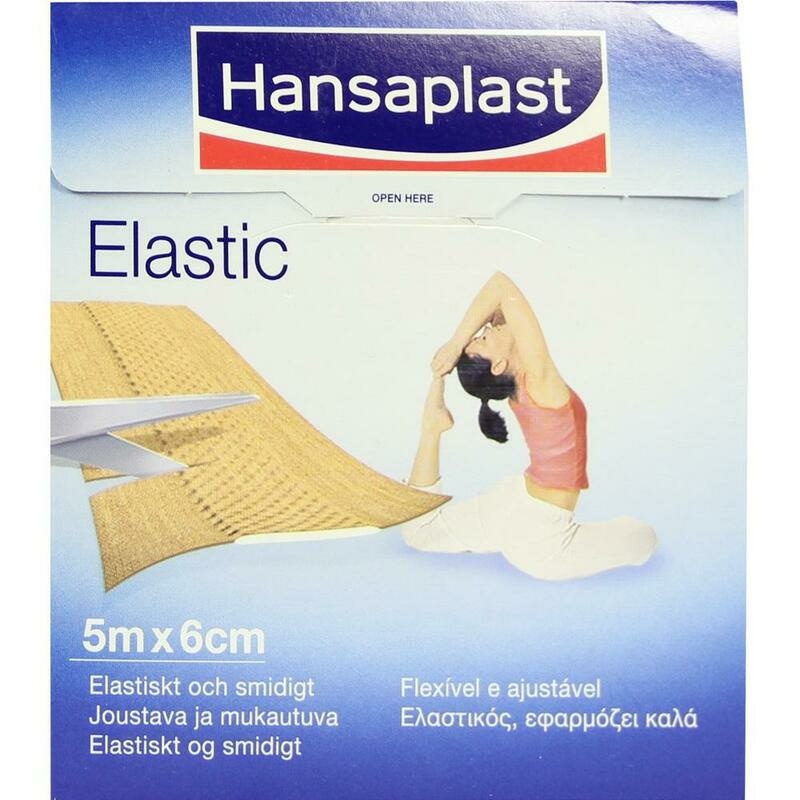 HANSAPLAST Elastic Pflaster 6 cmx5 m