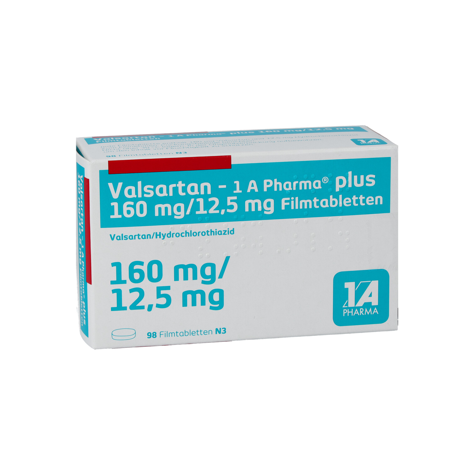 VALSARTAN-1A Pharma plus 160/12,5 mg Filmtabletten
