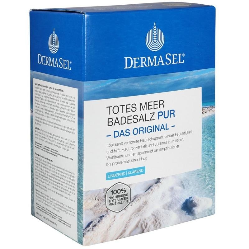 DERMASEL Totes Meer Badesalz Pur