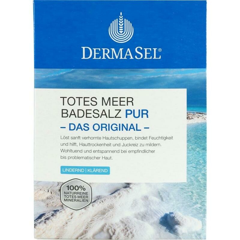 DERMASEL Totes Meer Badesalz Pur
