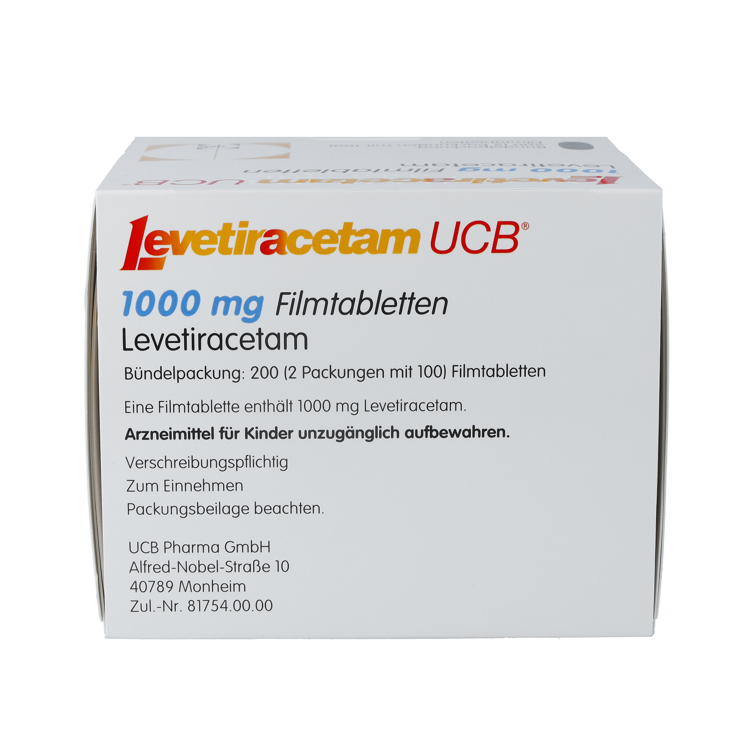 LEVETIRACETAM UCB 1000 mg Filmtabletten