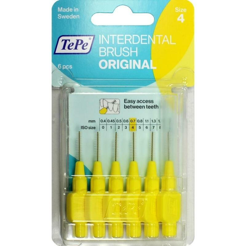 TEPE Interdentalbürste 0,7mm gelb