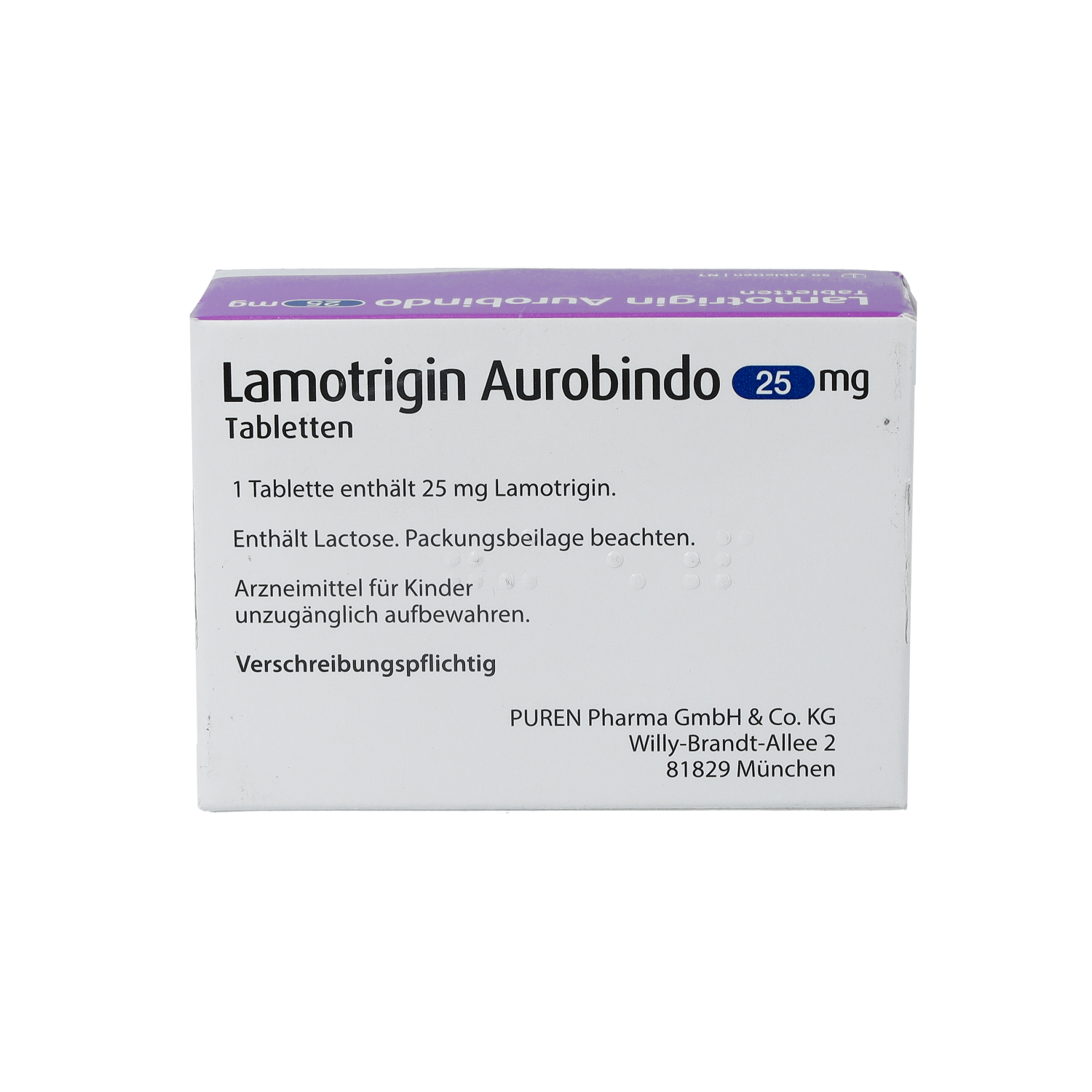 LAMOTRIGIN Aurobindo 25 mg Tabletten