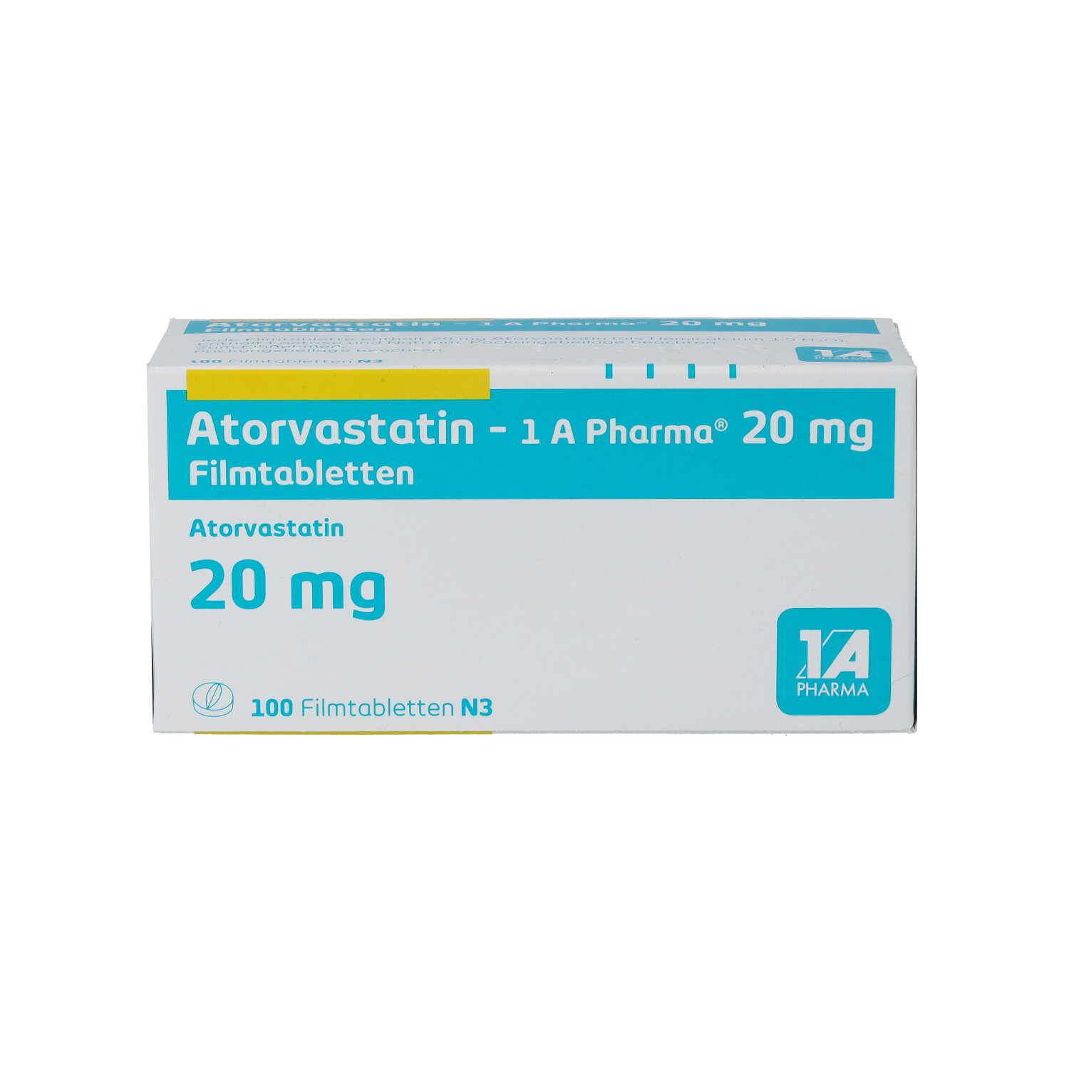 ATORVASTATIN-1A Pharma 20 mg Filmtabletten
