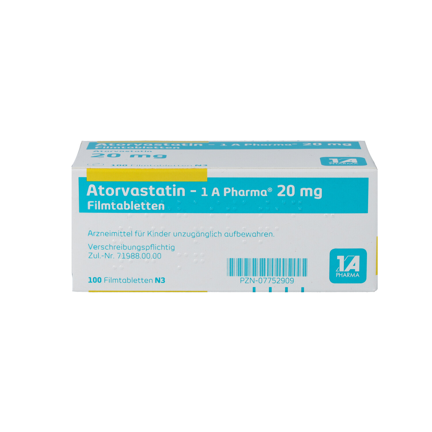 ATORVASTATIN-1A Pharma 20 mg Filmtabletten