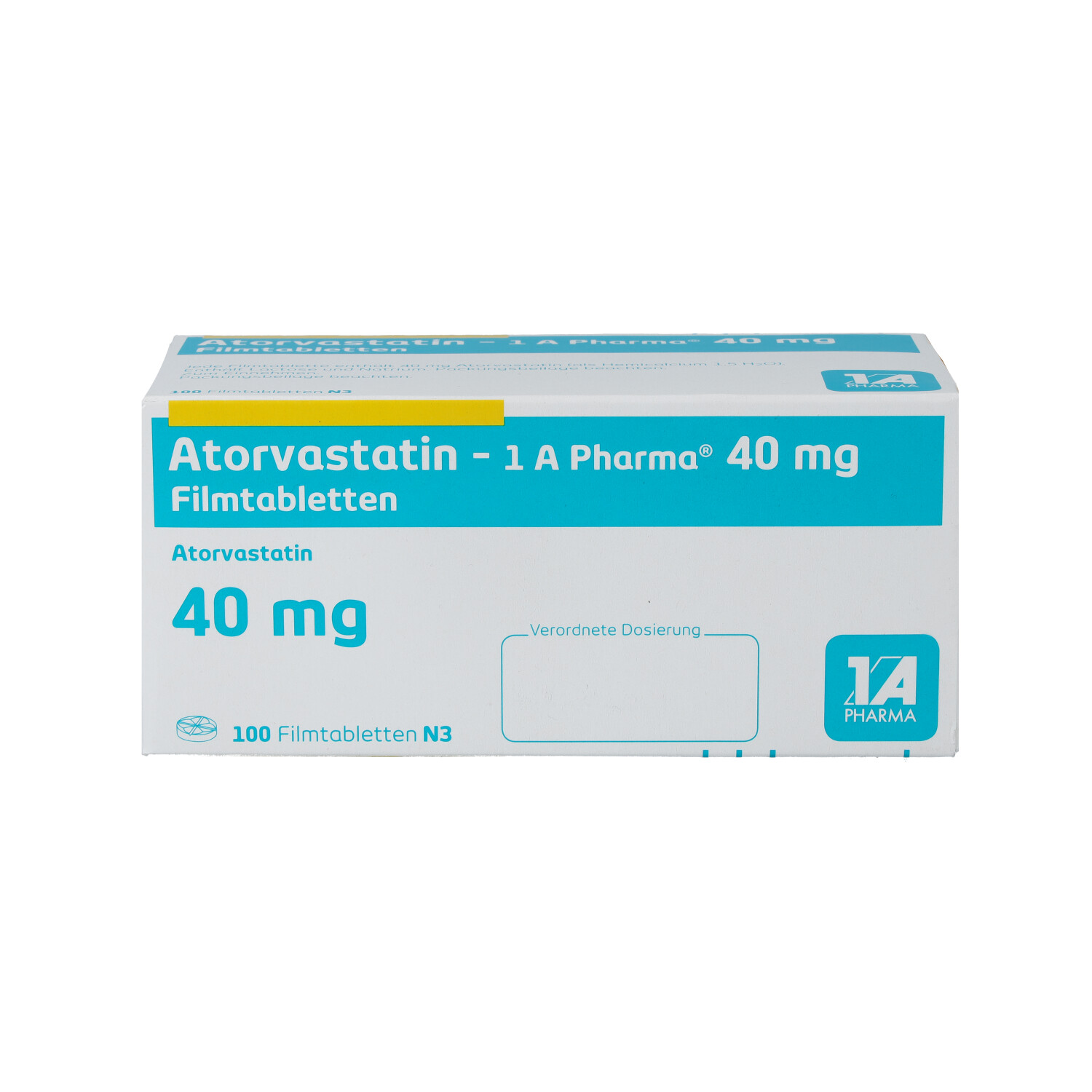 ATORVASTATIN-1A Pharma 40 mg Filmtabletten