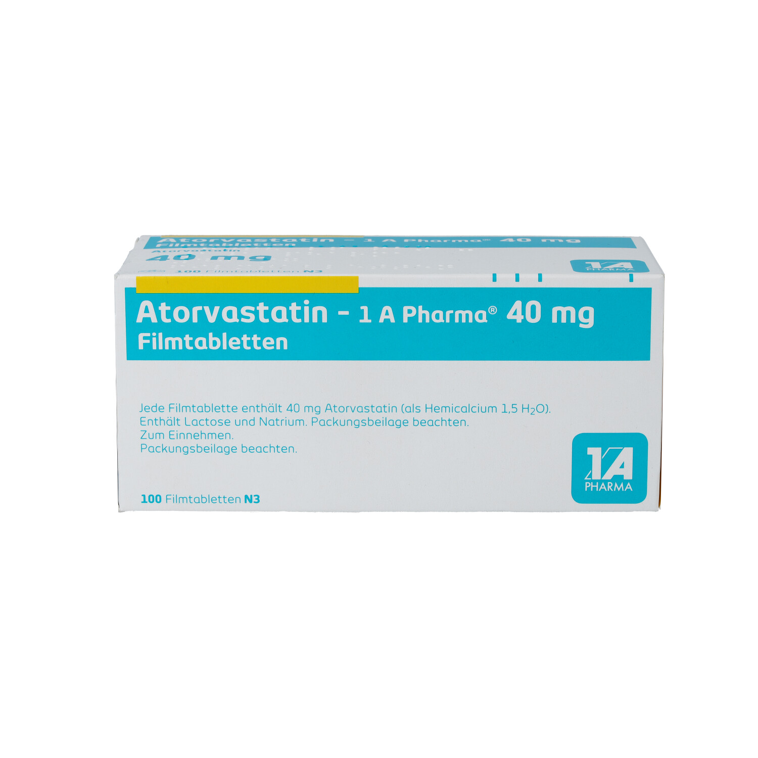 ATORVASTATIN-1A Pharma 40 mg Filmtabletten