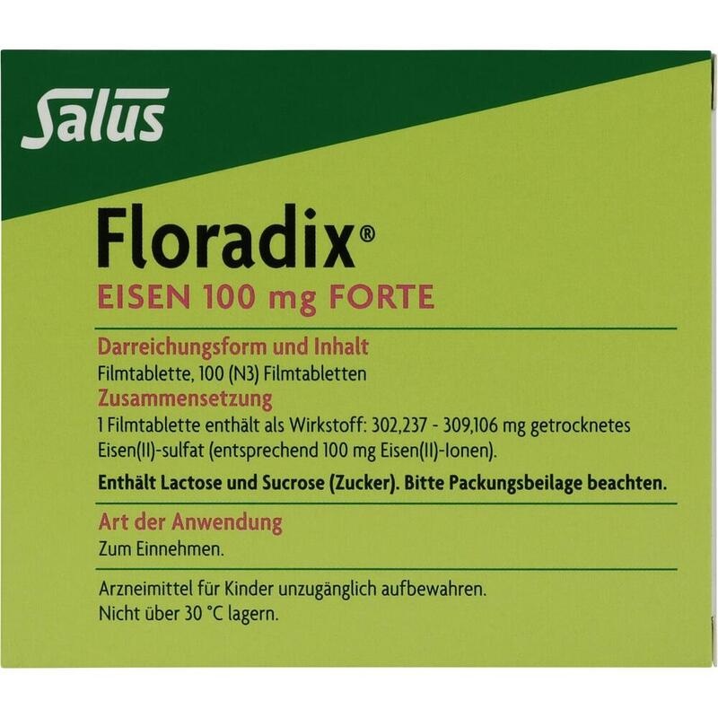 FLORADIX Eisen 100 mg forte Filmtabletten