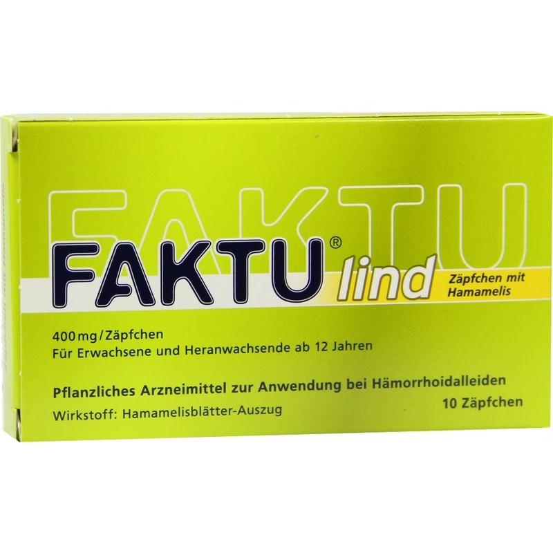 FAKTU lind Zäpfchen m.Hamamelis