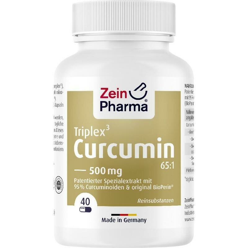 CURCUMIN-TRIPLEX3 500 mg/Kap.95% Curcumin+BioPerin