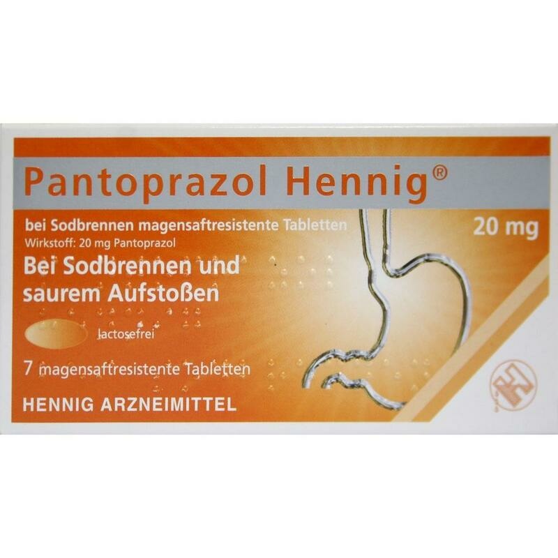PANTOPRAZOL Hennig b.Sodbrennen 20 mg msr.Tabl.