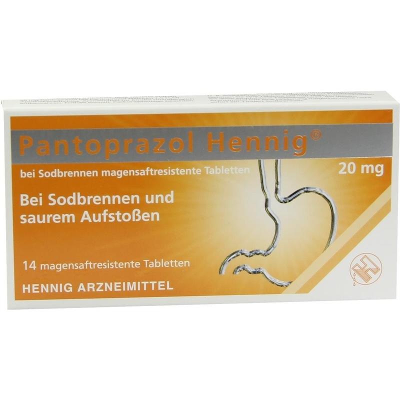 PANTOPRAZOL Hennig b.Sodbrennen 20 mg msr.Tabl.