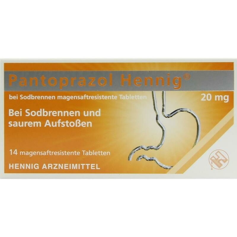 PANTOPRAZOL Hennig b.Sodbrennen 20 mg msr.Tabl.