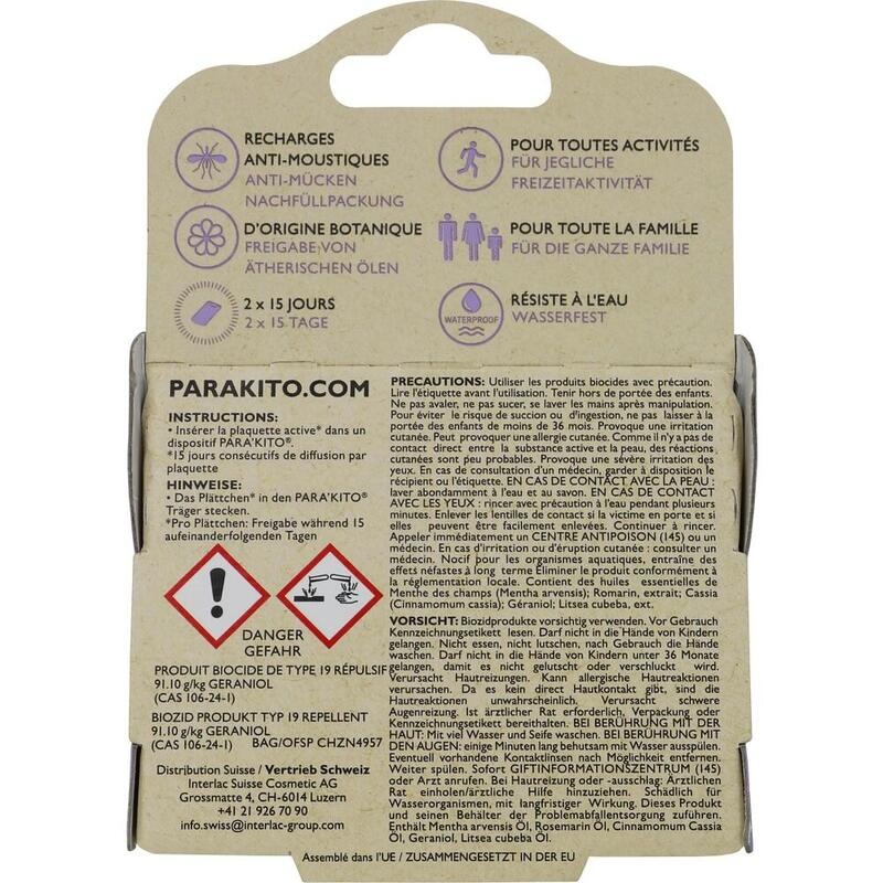 PARA KITO Mückenschutz Nachfüllpack Pastille