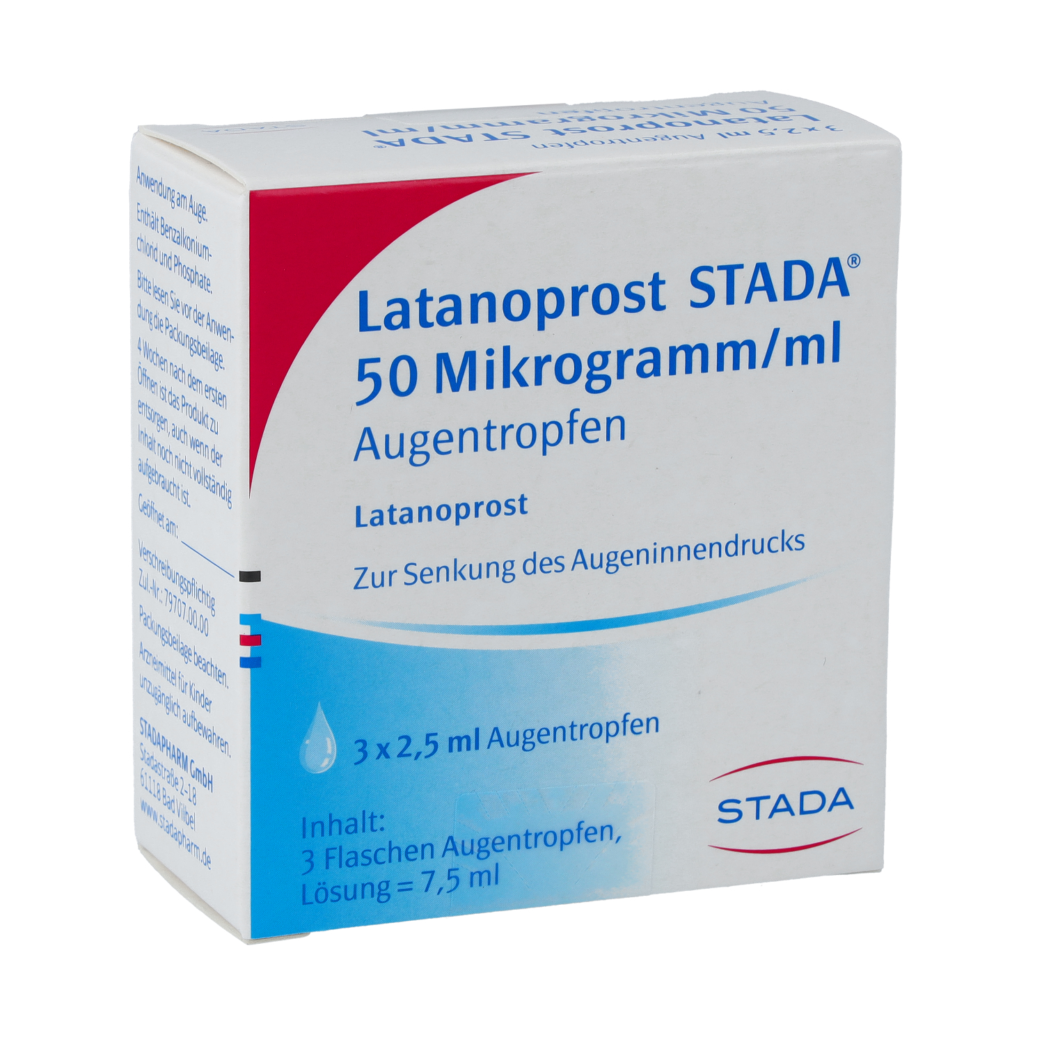 LATANOPROST STADA 50 Mikrogramm/ml Augentropfen