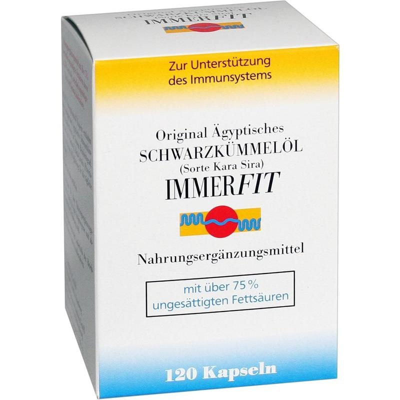 SCHWARZKÜMMELÖL Immerfit Kapseln