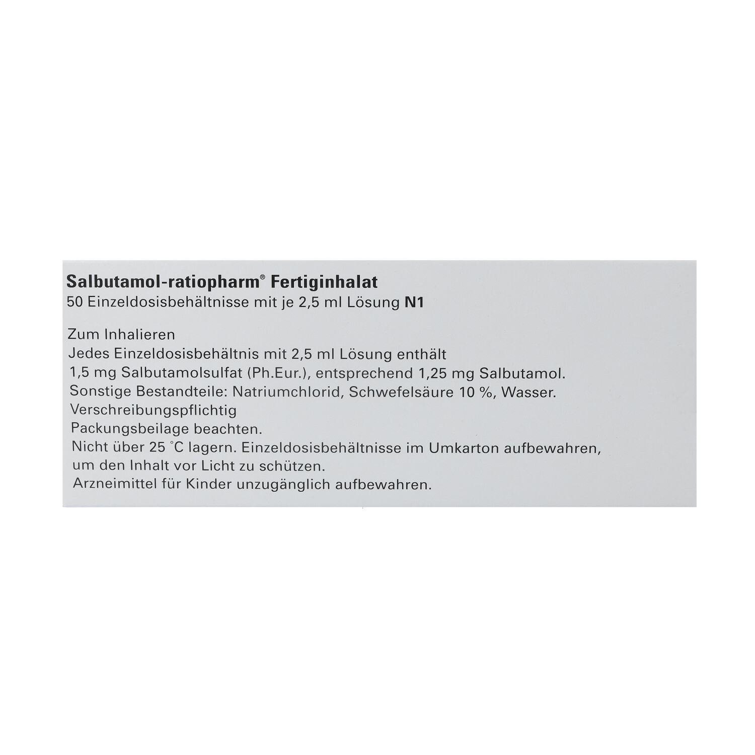 SALBUTAMOL-ratiopharm Fertiginhal.Lsg.f.e.Vernebl.
