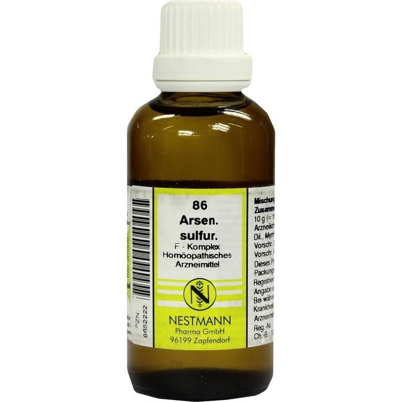 ARSENICUM SULFURICUM F Komplex Nr.86 Dilution