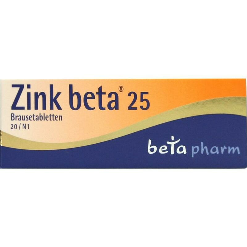 ZINK BETA 25 Brausetabletten