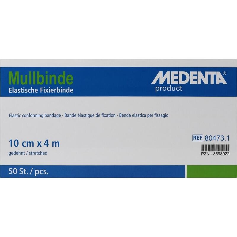 MULLBINDEN elast.10 cmx4 m