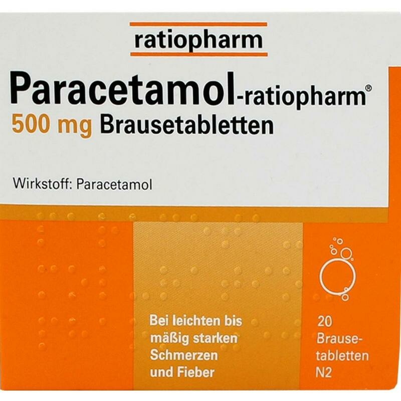 PARACETAMOL-ratiopharm 500 mg Brausetabletten