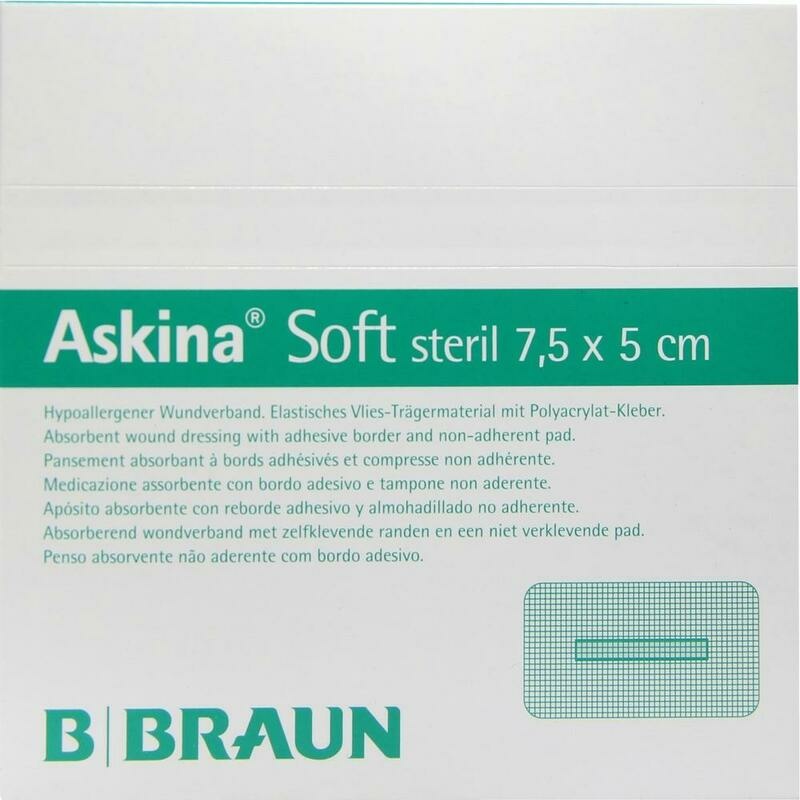 ASKINA Soft Wundverband 5x7,5 cm steril