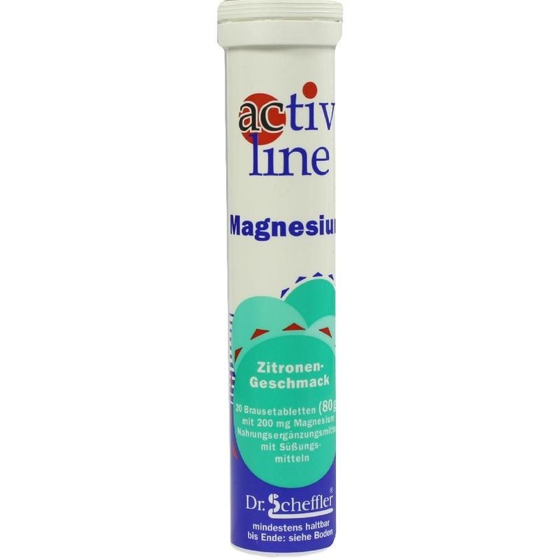 ACTIVLINE Magnesium Zitrone Brausetabletten
