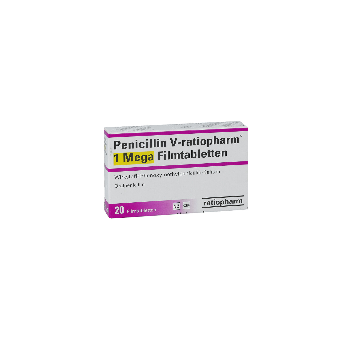 PENICILLIN V-ratiopharm 1 Mega Filmtabletten
