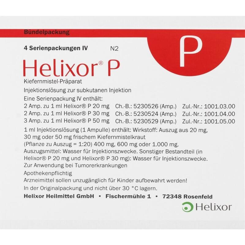HELIXOR P Serienpackung IV Ampullen