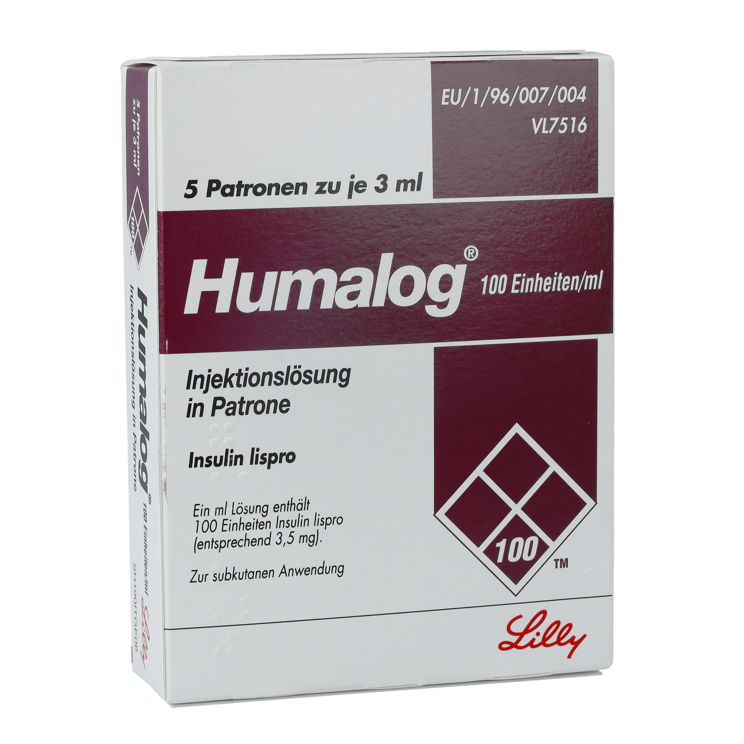 HUMALOG 100 E/ml Patrone Injektionslösung