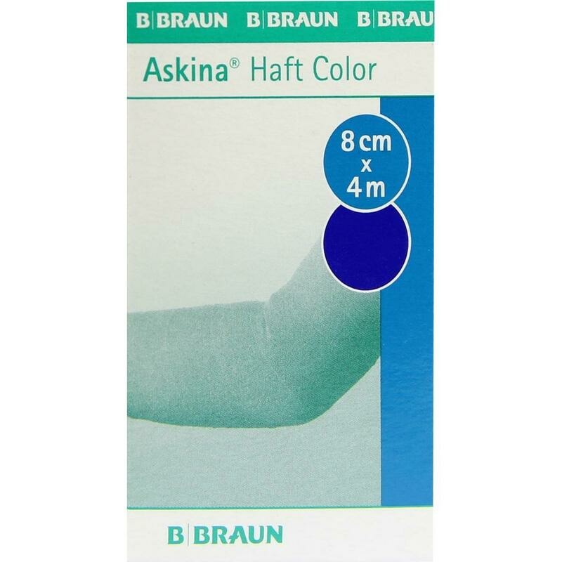 ASKINA Haftbinde Color 8 cmx4 m blau
