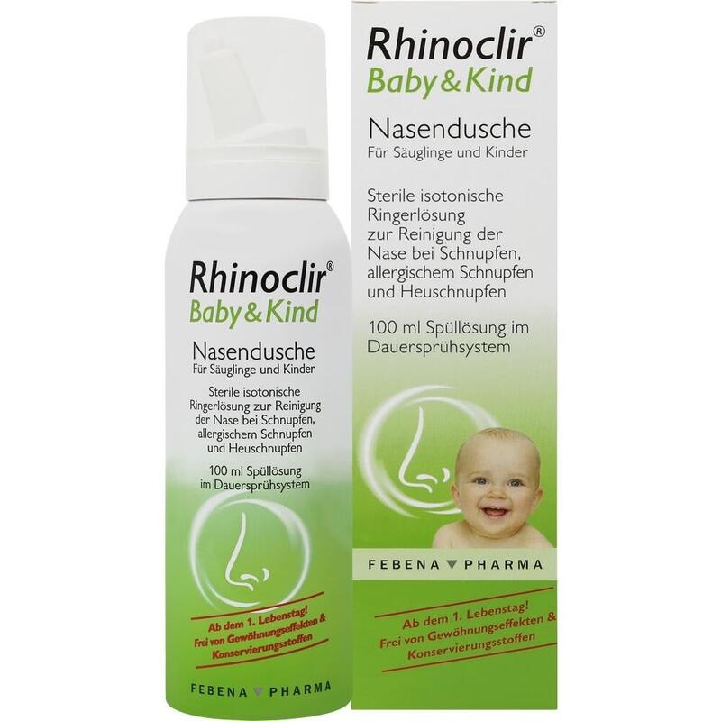 RHINOCLIR Baby & Kind Nasendusche Lösung