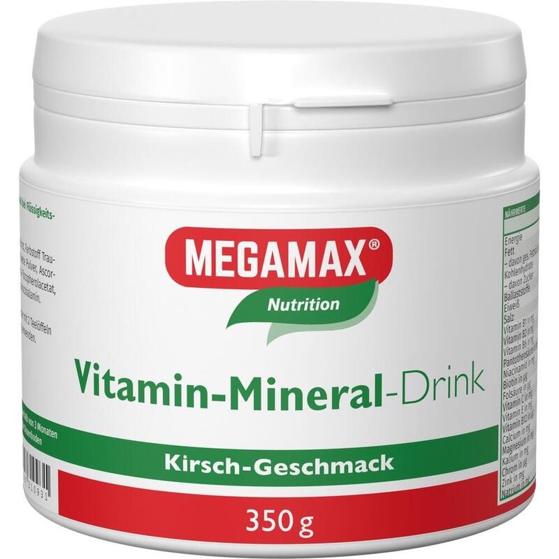MEGAMAX Vita Mineral Drink Kirsche Pulver