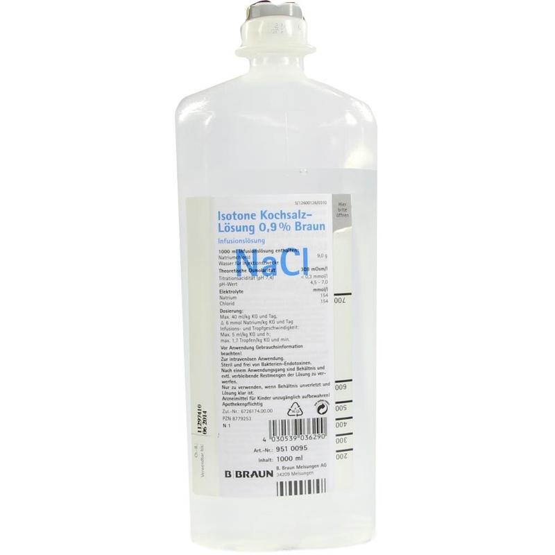 ISOTONE Kochsalz-Lösung 0,9% Braun Ecoflac Plus
