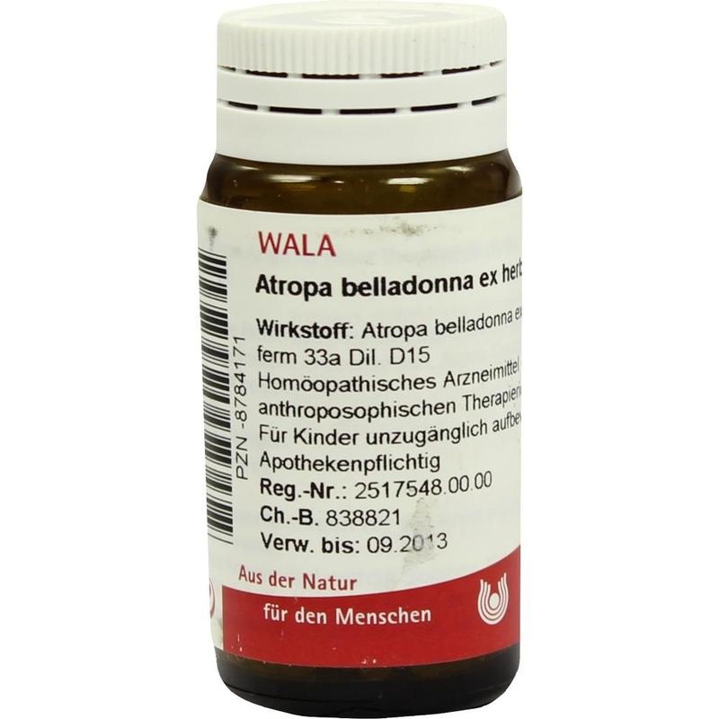 ATROPA belladonna ex Herba D 15 Globuli